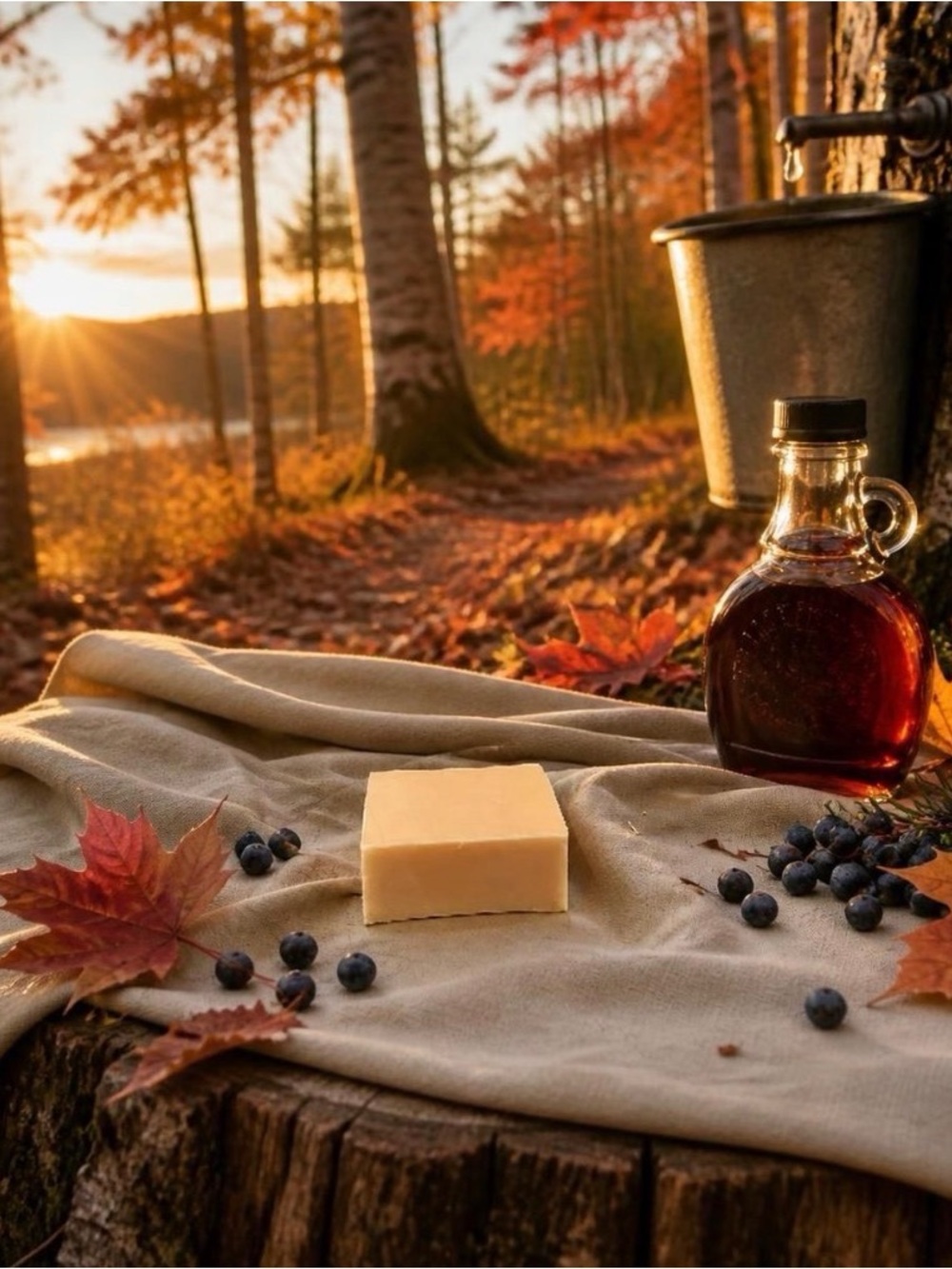 Donkey Milk Soap Luxury Skin Nutrition Orchid & Vine Fresh Autumn Leaves - Picture 4 of 4